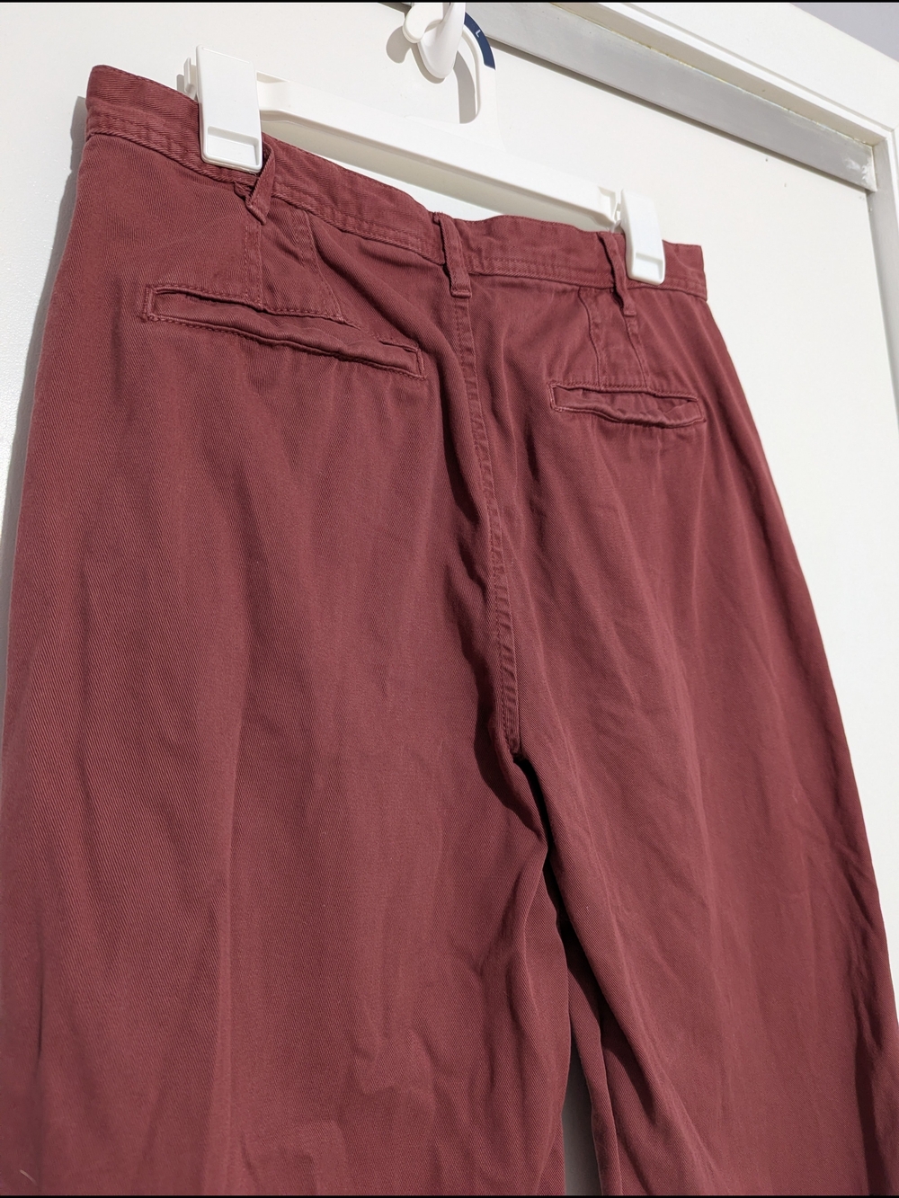 Free People Burgundy Chino Pants - Picture 5 of 7